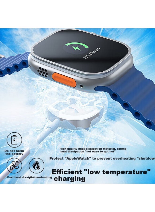 Topvork [2-Pack] Apple Watch Charger Iwatch Charging Cable Apple Watch Wireless Magnetic Portable Stand For S10/9/8/Se/Ultra2 - Image 3