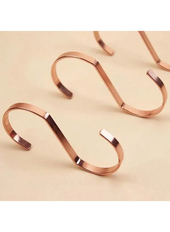 Rose Golden S Hooks Heavy Duty Wall Mount Organizer Rust Proof Home Storage - Image 5