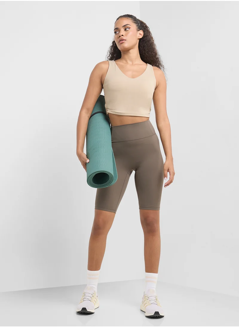 فورورد High Rise Seamless Biker Shorts
