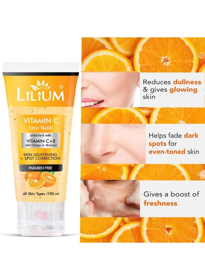 Lilium Papaya & Vitamin C Face Wash 100ml | Pigmentation Free, Skin Lightening & Spot Correction | All Skin Types | Pack of 2 - Image 2