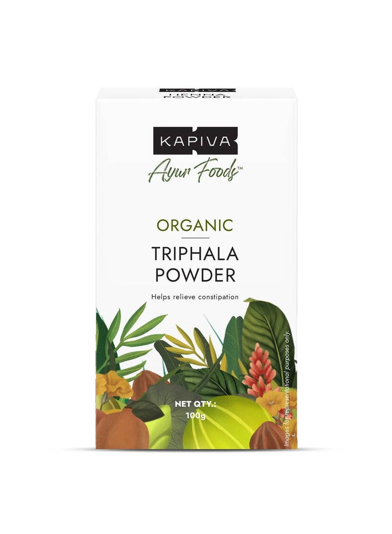 Kapiva Ayur Foods Organic Triphala Powder 100g