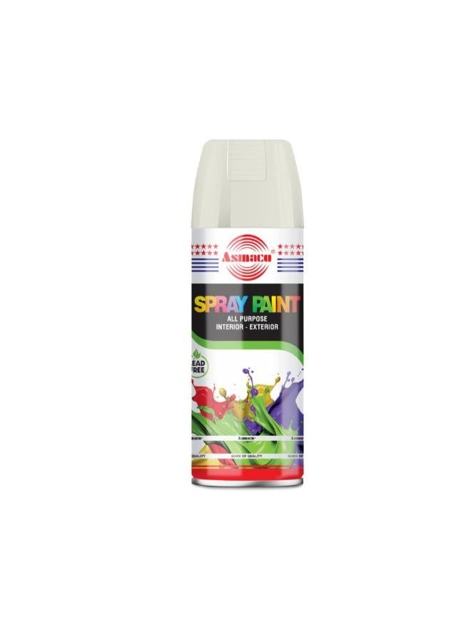 Asmaco Spray Paint - Cream - 400 Ml - Set of 01
