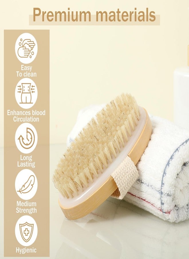 JOUTYFOR 10 Pcs Dry Brushes for Body Dry Brushing Body Brush Exfoliating Brush for Shower Bath Back Circulation Improvement Dead Skin Remove Beauty Exfoliator - Image 4