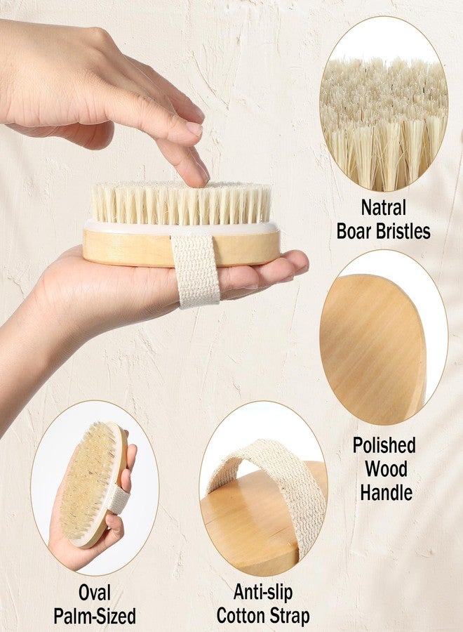 JOUTYFOR 10 Pcs Dry Brushes for Body Dry Brushing Body Brush Exfoliating Brush for Shower Bath Back Circulation Improvement Dead Skin Remove Beauty Exfoliator - Image 3