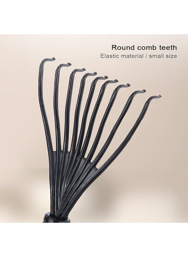 أداة تنظيف فرشاة الشعر، مشط لإزالة الشعر والغبار، أسود قطعة 1 - Image 5