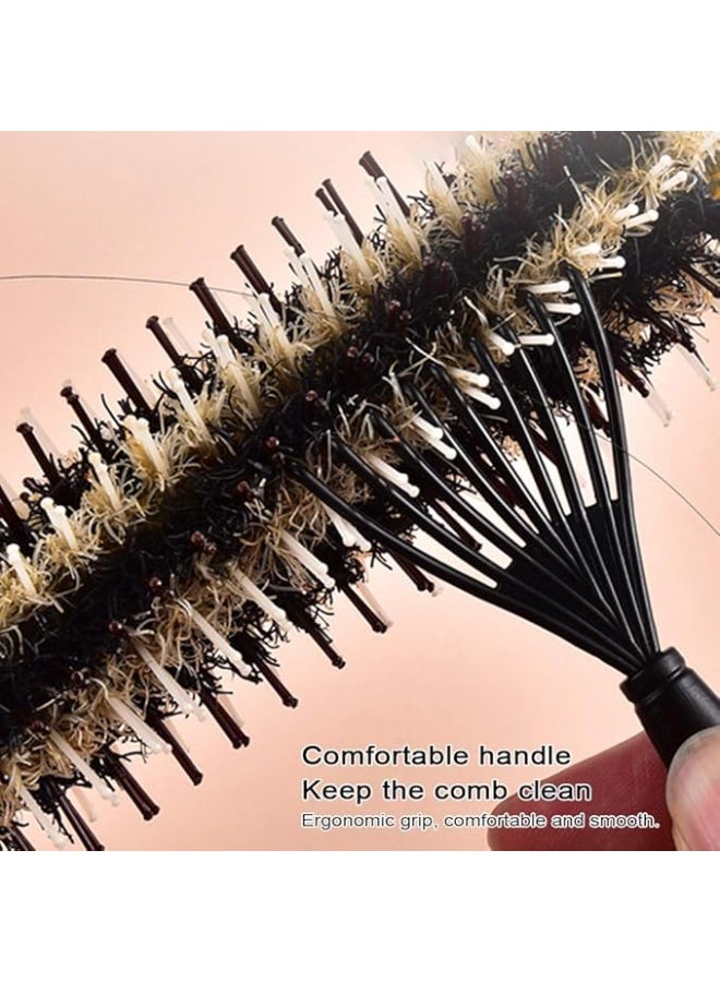 أداة تنظيف فرشاة الشعر، مشط لإزالة الشعر والغبار، أسود قطعة 1 - Image 2