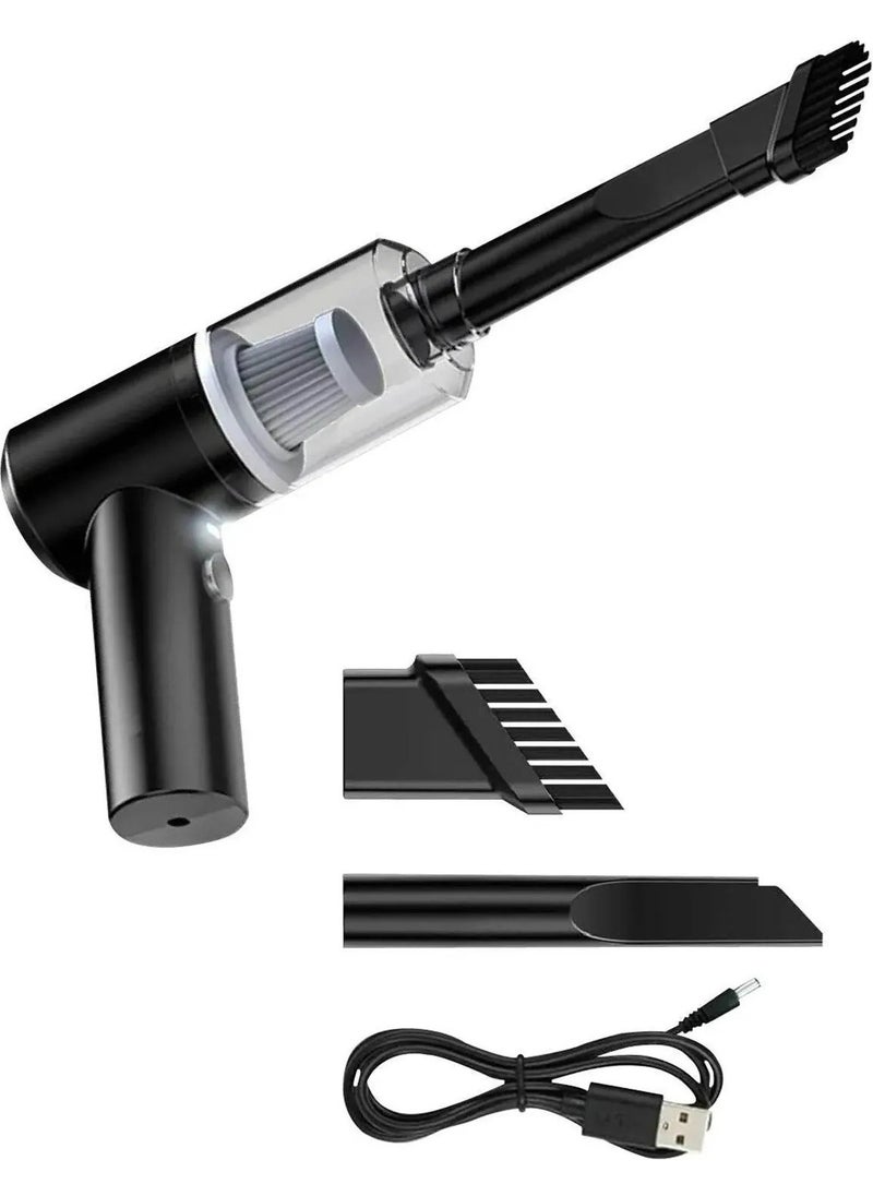 Markafox New Generation Wireless Rechargeable Portable Home Car Office Table Vacuum Cleaner 3 In 1  - Image 3