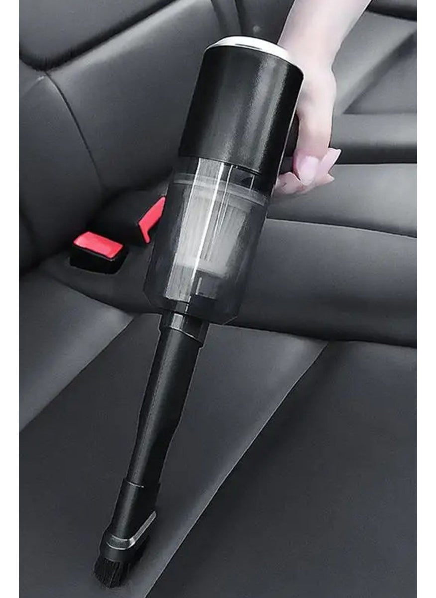 Markafox New Generation Wireless Rechargeable Portable Home Car Office Table Vacuum Cleaner 3 In 1  - Image 2