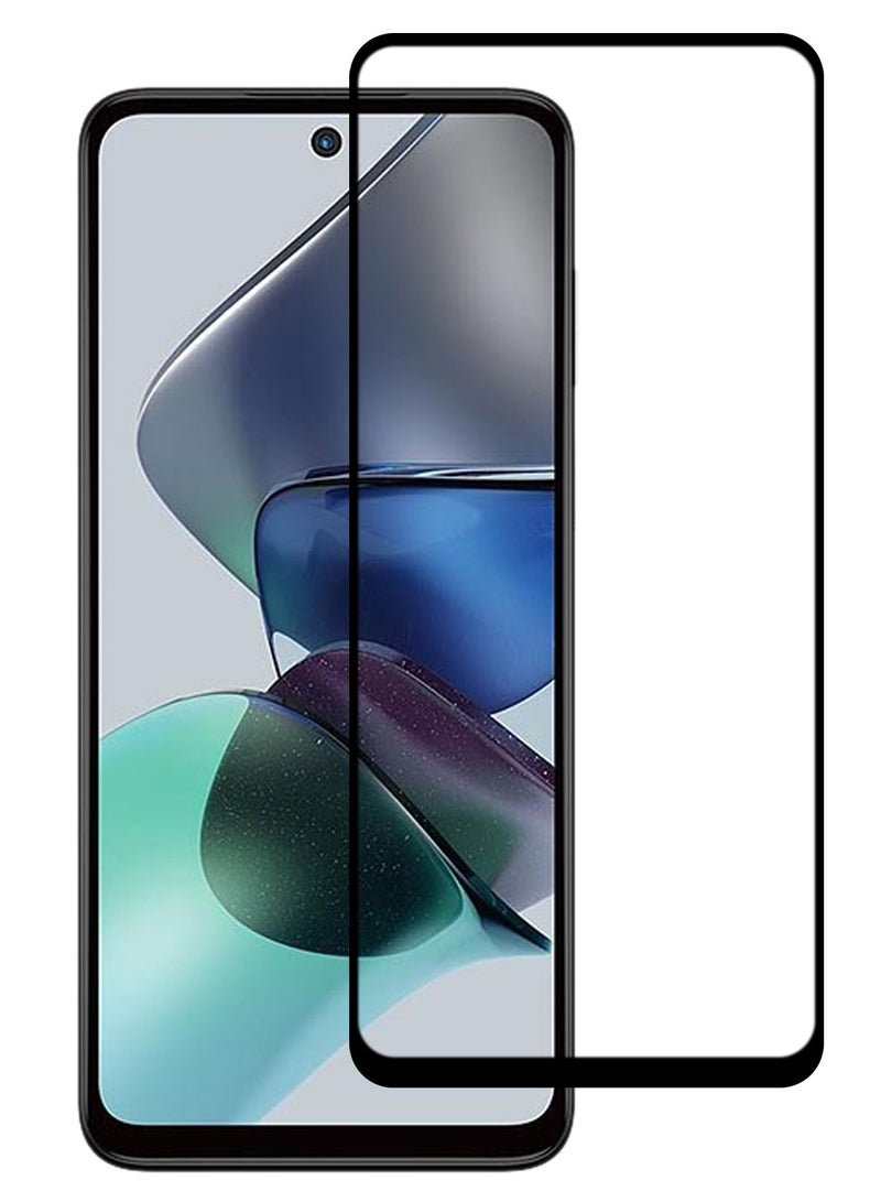 9D Screen Protector For Motorola Moto G23 Full Glue Full Cover Screen Protector Tempered Glass Film - Image 1
