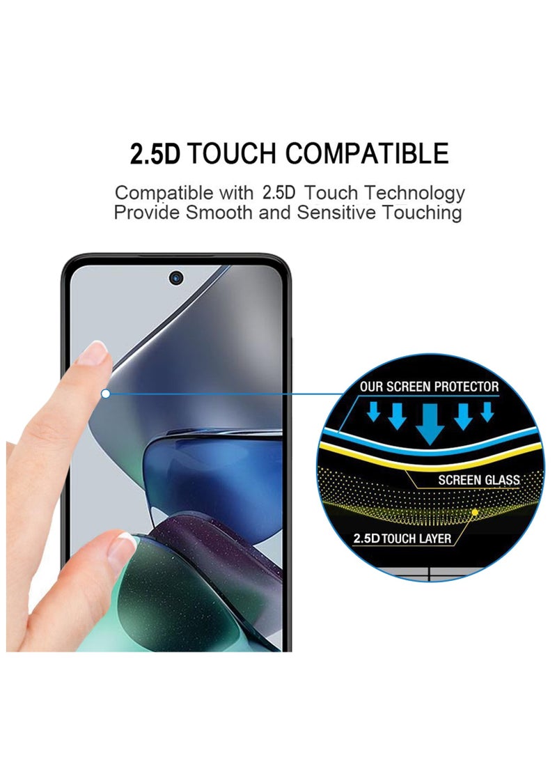 9D Screen Protector For Motorola Moto G23 Full Glue Full Cover Screen Protector Tempered Glass Film - Image 5