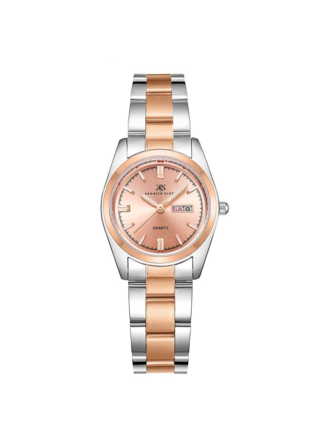 KENNETH SCOTT Women's Stainless Steel Analog Watch K23543-RBKM - 30 mm  - Image 1