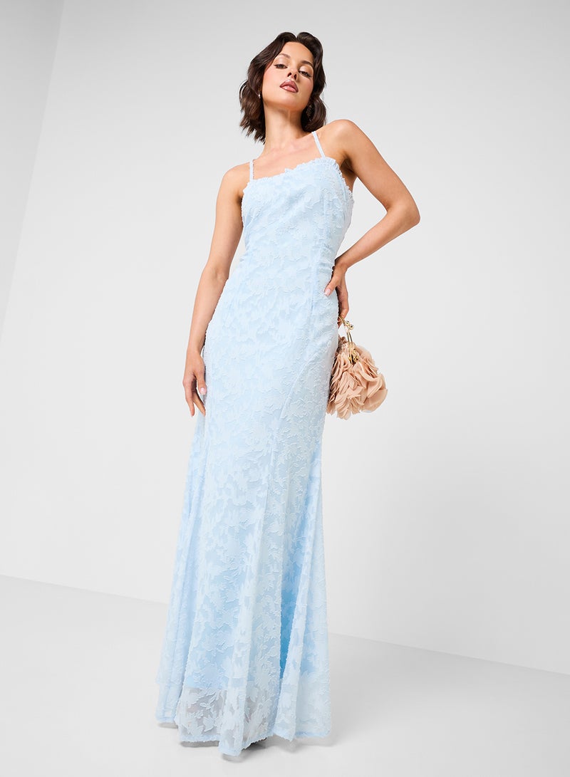 Ginger Floral Lace Gown Dress  - Image 1