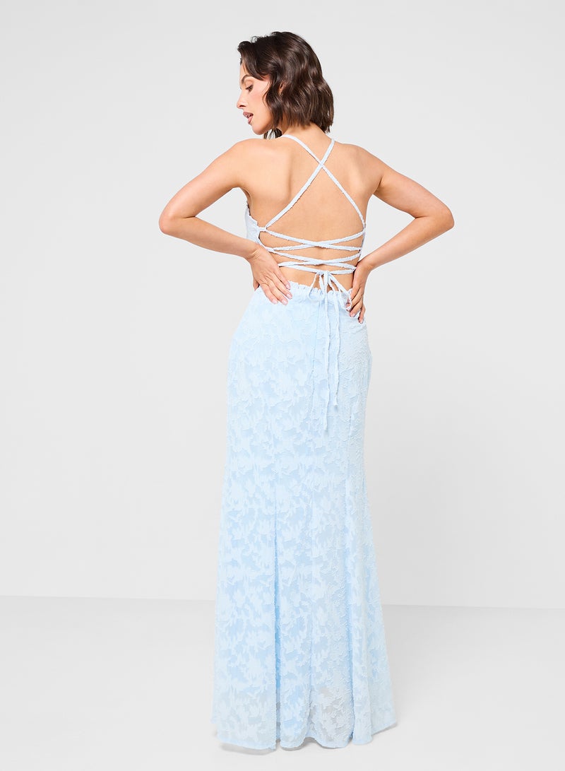 Ginger Floral Lace Gown Dress  - Image 2