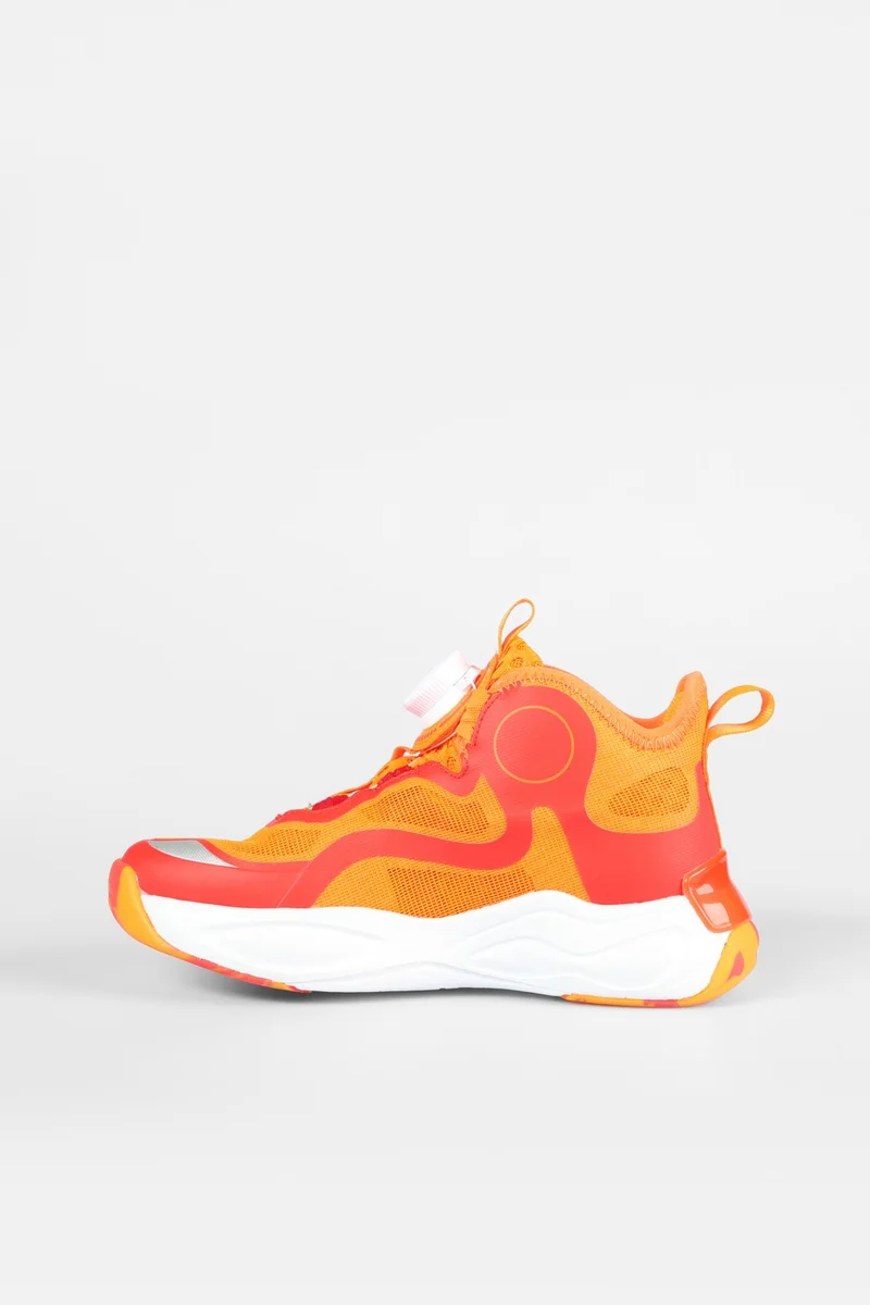 VICCO Daxi Lightweight Unisex Kids Orange Basketball Shoes