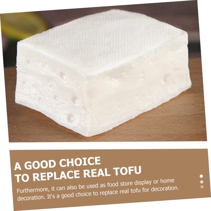 Realistic Tofu Block Photo Prop Safe Material Decor For Boys And Girls - Image 5