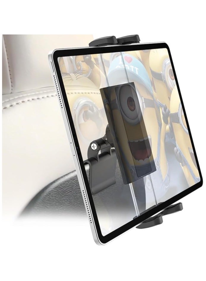 erorex Tesla Tablet Holder for Headrest, Tesla Model 3/Y Back Seat iPad Phone Mount, 360° Adjustable Car Tesla Model Y Stand for 4-13" iPad 12.9 11 Pro Air Mini 6 5 4 3, Galaxy Tab, fire hd, iPhone - Image 1