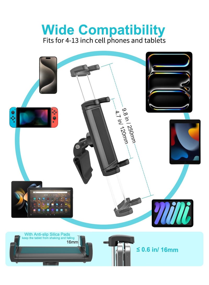 erorex Tesla Tablet Holder for Headrest, Tesla Model 3/Y Back Seat iPad Phone Mount, 360° Adjustable Car Tesla Model Y Stand for 4-13" iPad 12.9 11 Pro Air Mini 6 5 4 3, Galaxy Tab, fire hd, iPhone - Image 2
