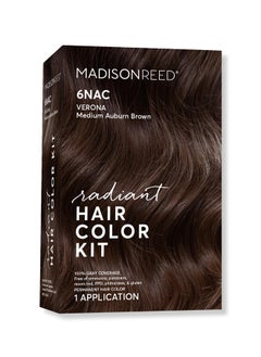 Madison Reed Madison Reed Radiant Hair Color Kit, Medium Chocolate Brown for 100% Gray Coverage, Ammonia-Free, 6NAC Verona Brown, Permanent Hair Dye, Pack of 1  - Image 1