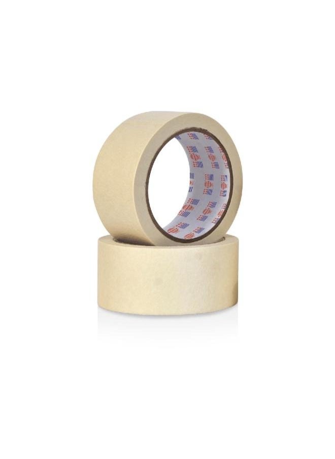 Asmaco Masking Tape Normal Grade - White - 48 Mm x 25 Yards - Set of 01 