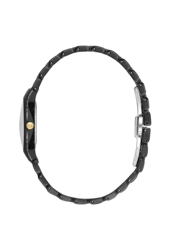 Freelook Paris Freelook - Charmant Women's Watch | Ceramic Case | Ceramic Band | Black & Round Dial | Analog | Quartz | Mineral Glass | Premium Luxury Watch | Ideal Gift | Water Resistant 30 Meters