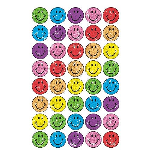 Trend Enterprises Trend Silly Smiles Sparkle superSpots Stickers, Classroom Incentives, 160 Count - Image 2