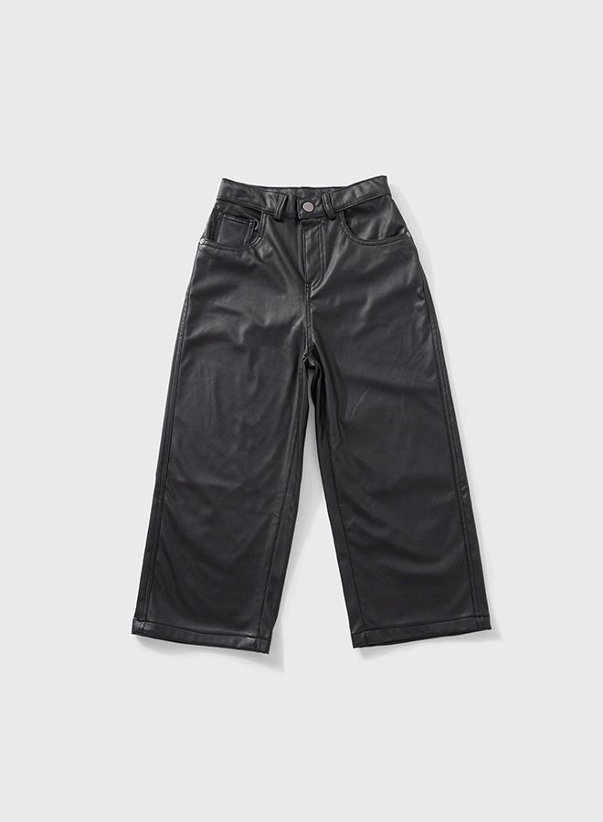 اون كيدز بنطلون جلد للبنات الأطفال