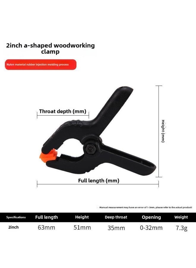 Strong A- Clip Model Clip Photography A- Clip Woodworking Clip Multi-functional Iron Plate Fast Clip DIY Clip Stone Clip-Specifications And Models:Plastic A- Clip 2(3000 Pieces)  - Image 1