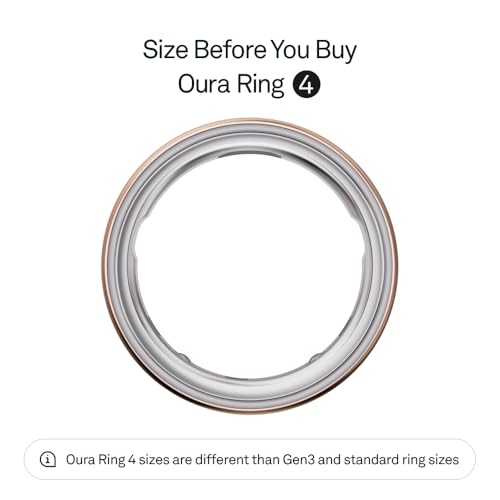 Oura Ring 4 - Rose Gold - Size 7 - Size Before You Buy - Image 2
