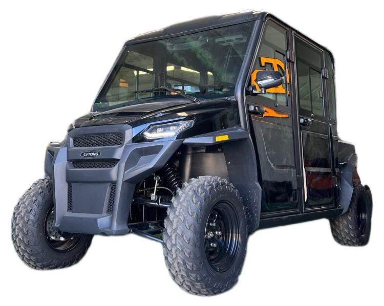 LVTONG LT-604F 4-Seater Closed-Door Electric UTV with Utility Box – 72V Lithium/ Gel, 15kW AC Motor, 4WD, A/C – 2025 Model - Image 1