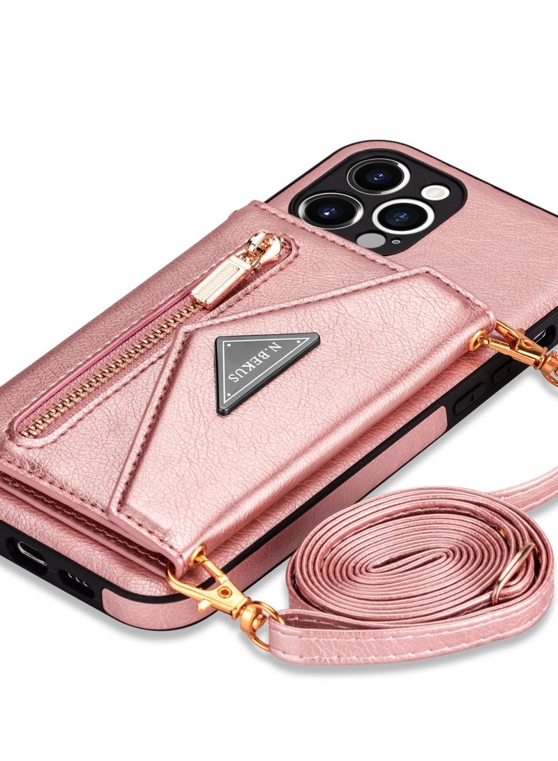 Loquat Suitable for iPhone mobile phone leather case card lanyard protective sleeve creative mobile phone shell new - Image 2