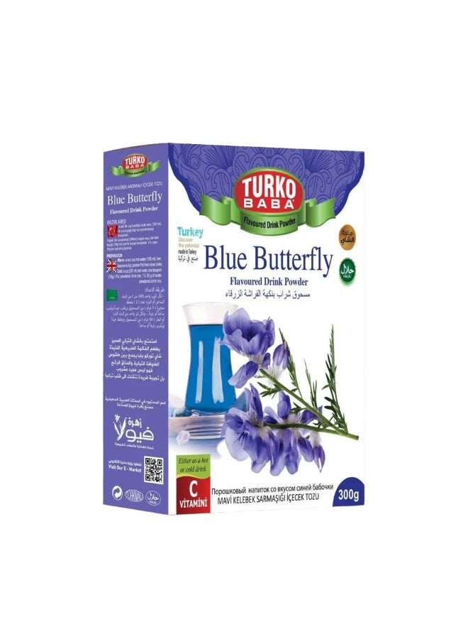 TURKO BABA Torku Baba Blue Butterfly Flavored Drink Powder 300 Grams