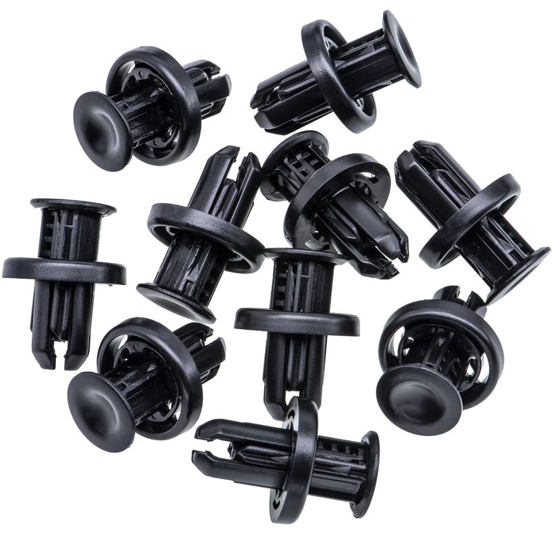 Rexka 10pcs Rear Front Bumper Cover Fender Grille Under Cover Push-Type Retainer Clip Fastener Rivet 91505-TM8-003 for Honda Acura - Image 1