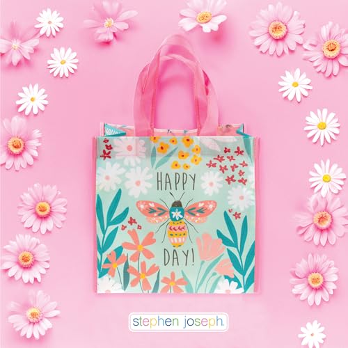 Stephen Joseph, Medium Recycled Gift Bag with Handles, Kids,Reusable Birthday Party ,Shopping Bag - Image 2