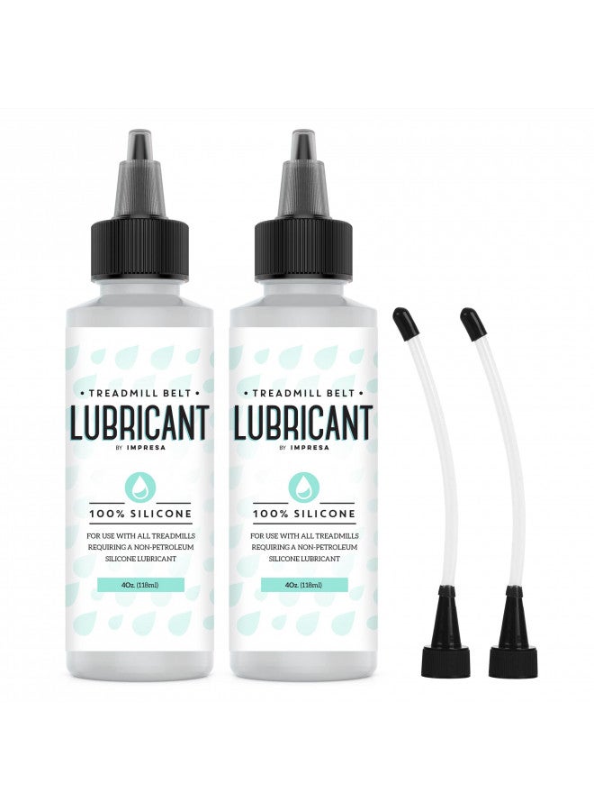 IMPRESA 2 Pack of Silicone Treadmill Belt Lubricant / Lube - Easy to Apply Lubrication - Made in the USA - Image 1