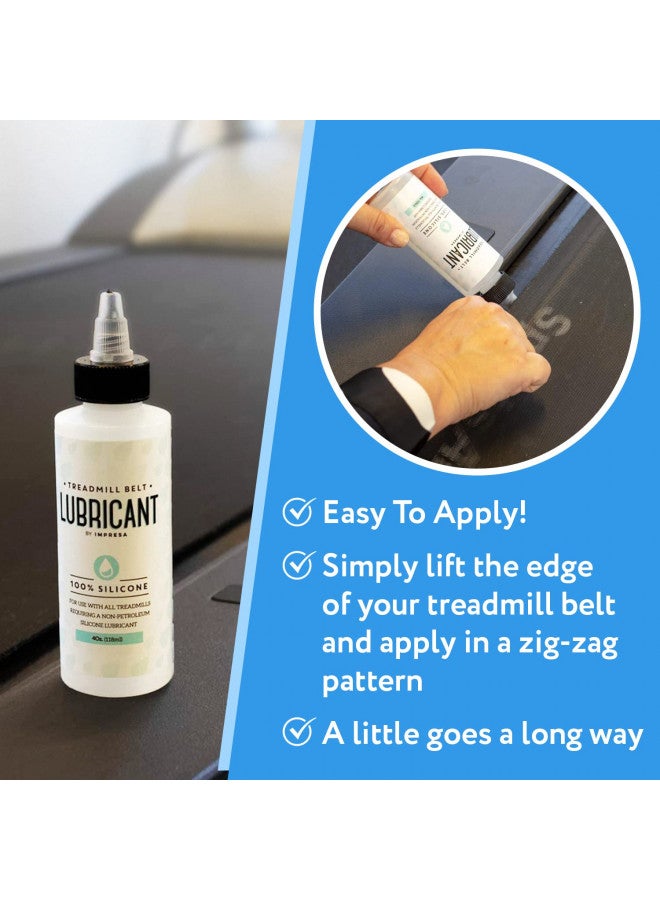 IMPRESA 2 Pack of Silicone Treadmill Belt Lubricant / Lube - Easy to Apply Lubrication - Made in the USA - Image 3