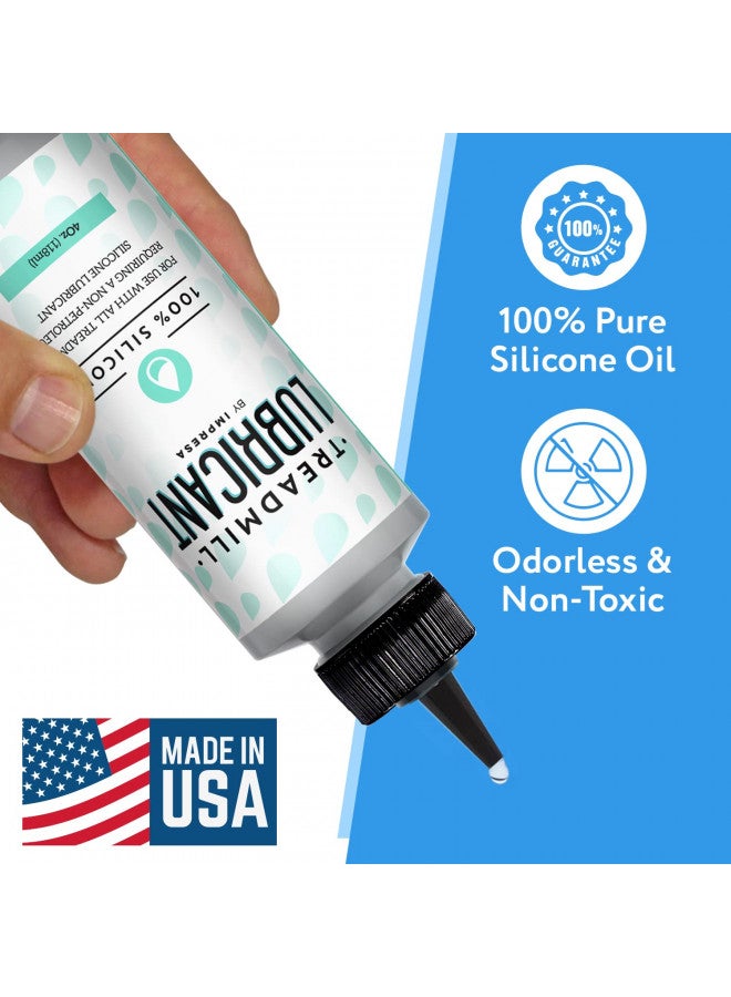 IMPRESA 2 Pack of Silicone Treadmill Belt Lubricant / Lube - Easy to Apply Lubrication - Made in the USA - Image 5