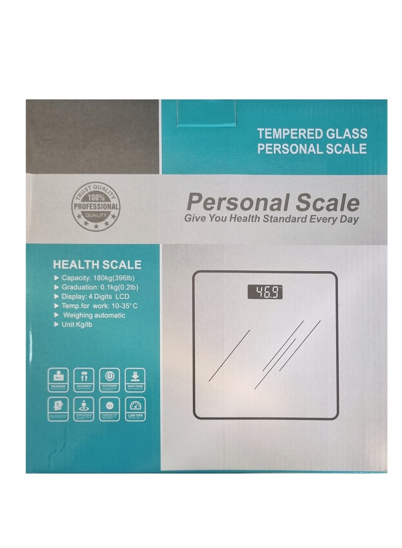 ماركة غير محددة Personal scale tempered glass-green  - Image 1