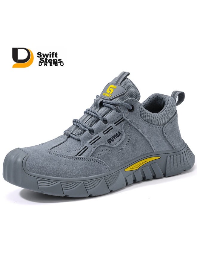 JUNBU Safety Shoes For Men, Electrician Insulated Plastic Toe Cap, Anti-Smashing, Anti-Puncture, Lightweight Work Safety Functional Shoes 0266Fkv Size 41 - Image 5