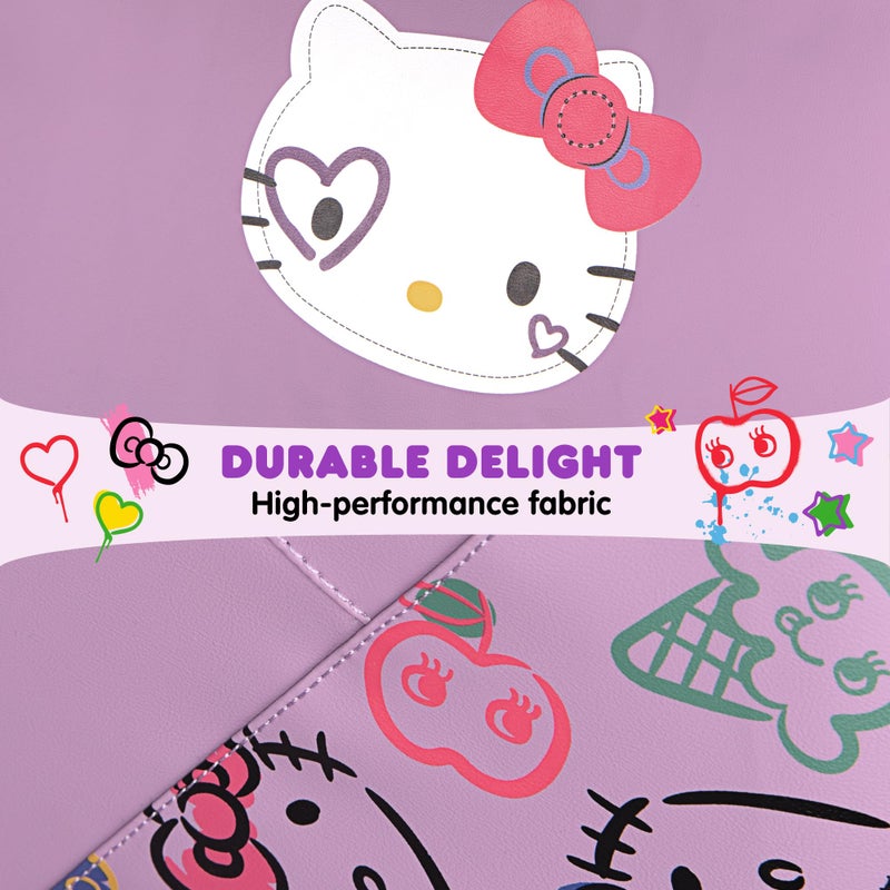 Carbella Hello Kitty Car Seat Covers - Cute Purple Seat Covers, Car Accessories Gift Hello Kitty Accessories 2pc Lavender Car Seat Covers - Image 5