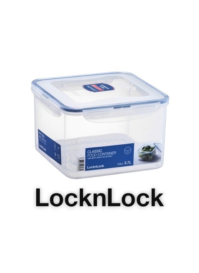 LOCK & LOCK - LocknLock 3.7L  Squared  Airtight Food Storage Container - BPA-Free, Microwave, Freezer, and Dishwasher Safe - Image 1