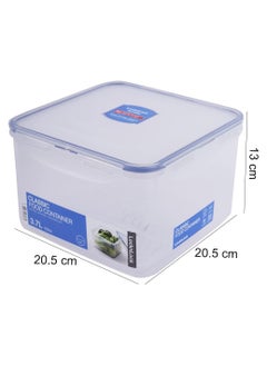 LOCK & LOCK LocknLock 3.7L  Squared  Airtight Food Storage Container - BPA-Free, Microwave, Freezer, and Dishwasher Safe  - Image 3