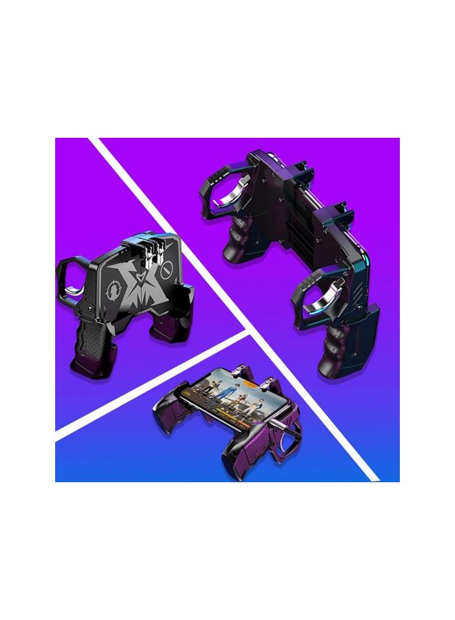 Mobile Game Controller Fourfinger Gaming Trigger for PUBG Gaming Grip Game on Joysticks Gamepad for 465 iOS Android - Image 2