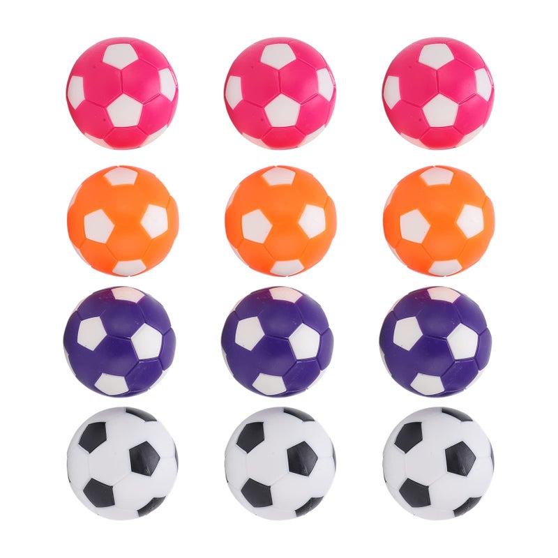 Multicolor Resin Soccer Table Game Replacement Balls Durable Universal Size Indoor Football Game - Image 2