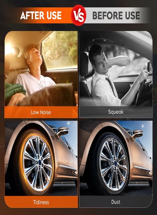 AEagle طقم تيل فرامل سيراميك خلفي لسيارات فورد إكسبلورر (2011-2019)، وإيدج (2011-2014)، وتوروس (2010-2019)، وفليكس (2009-2019)، ولينكولن MKS (2009-2016)، وMKT (2010-2019)، وMKX (2011-2015)، 4 قطع - Image 5