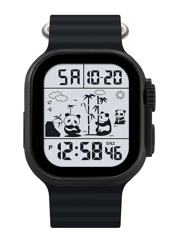 SKMEI SKMEI 2247 Men Digital White Dial Black Silicone Strap - Image 2