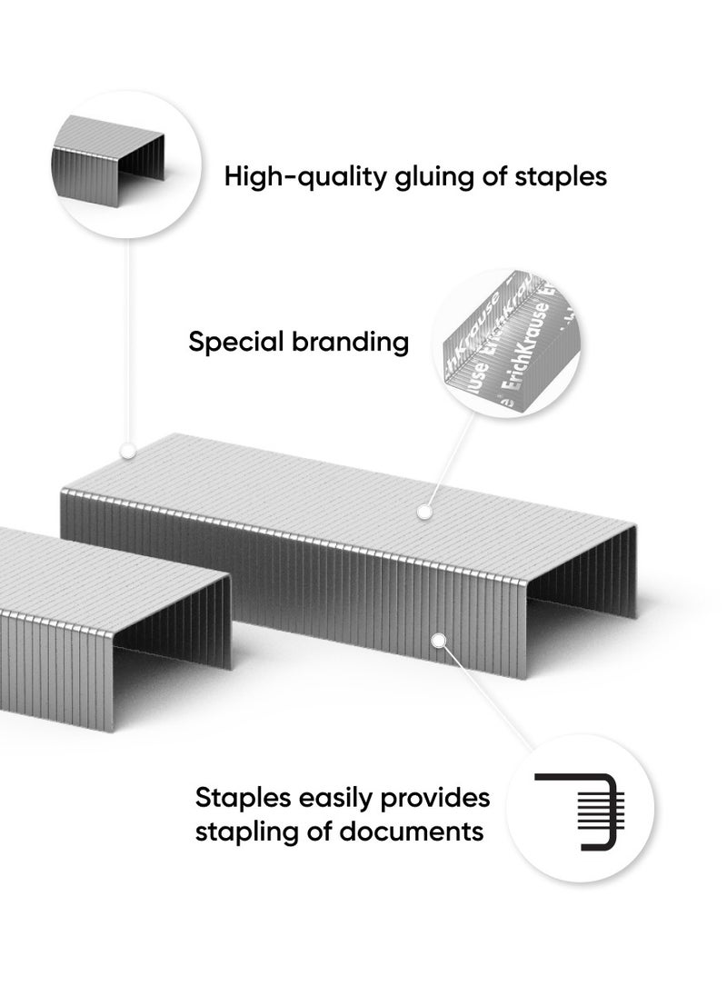ErichKrause Staples №24/6 (box 1000 pcs)  - Image 2