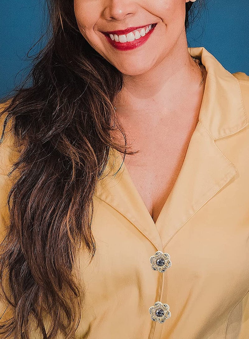 Brooch Buttons Cover 80 Pcs Safty Button Pins Blouse Pins Women Button Pins Jewelry for Clothing Hats Jacket Bags Accessories Supplies DIY Crafts