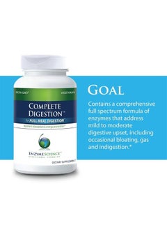 Enzyme Science ™ Complete Digestion™, 90 Capsules –  Full Support for Digestive Health – for Occasional Gas, Bloating, and Indigestion – Probiotic for Men and Women – Digestive Enzyme Supplement  - Image 3