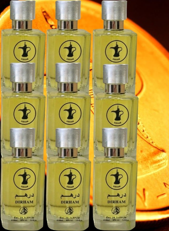 Al Fakhr 9 Pieces Dirham Perfume 100ml EDP - Image 1