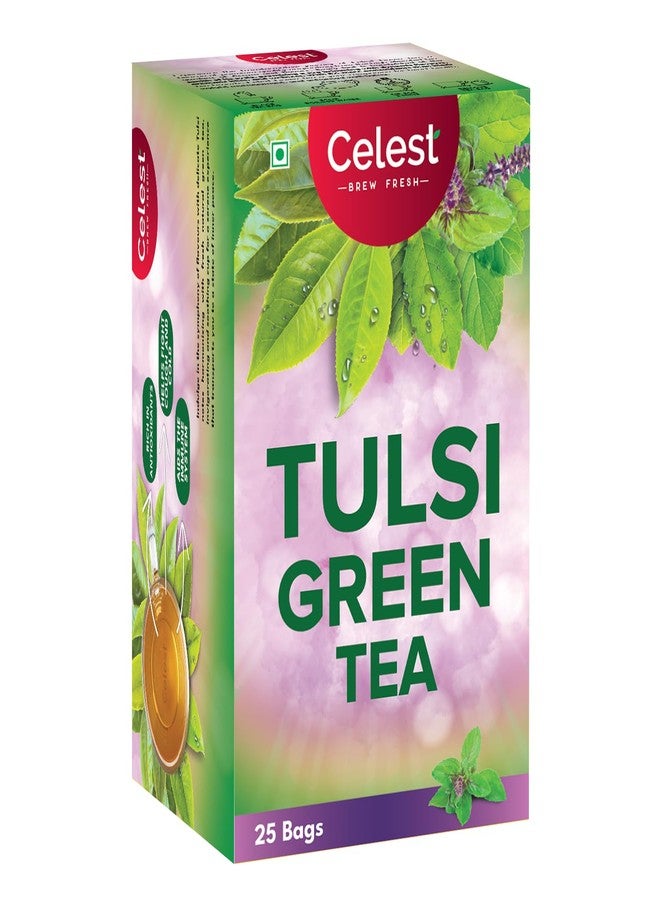 Celest Tulsi Green Tea | Green Tea Tulsi | 25 Teabags - Image 5